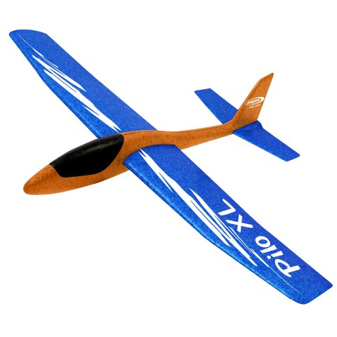 Pilo Xl Planeur En Mousse Epp Aile Bleu Fuselage Orange