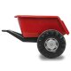 Remolque Tractor a pedales Power Drag rojo