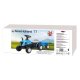 Ride-on tracteur New Holland avec remorque bleu 6V