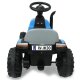 Ride-on tracteur New Holland avec remorque bleu 6V