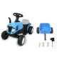 Ride-on Tractor New Holland con remolque azul 6V