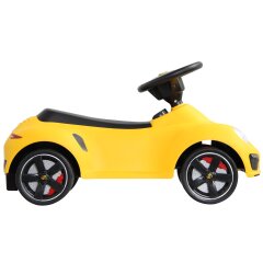 Cavalcabile Porsche 911 giallo