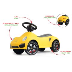 Diapositive Porsche 911 jaune