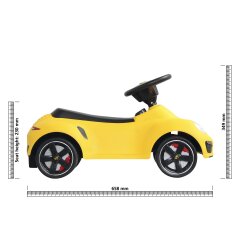 Push-Car Porsche 911 jaune