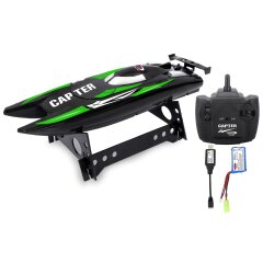 Capter Speedboot black/ green Li-Ion 7,4V 2,4GHz