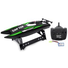 Capter Speedboot negro/verde Li-Ion 7,4V 2,4GHz