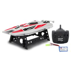 Capter Speedboot bianco/rosso Li-Ion 7,4V 2,4GHz