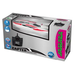 Capter Speedboot bianco/rosso Li-Ion 7,4V 2,4GHz