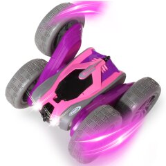 SpinX Stuntcar lilas-rose 2,4GHz