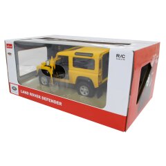 Land Rover Defender 1:14 amarillo 2,4GHz Puerta manual