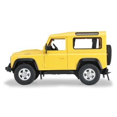 Land Rover Defender 1:14 amarillo 2,4GHz Puerta manual