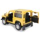 Land Rover Defender 1:14 amarillo 2,4GHz Puerta manual