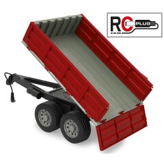 Tipper red for RC-Traktor 1:16