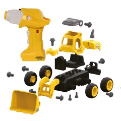 Wheel loader First RC Kit 27-part with cordless screwdriver