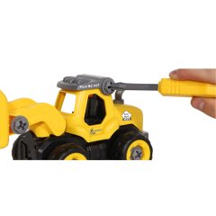 Wheel loader First RC Kit 27-part with cordless screwdriver