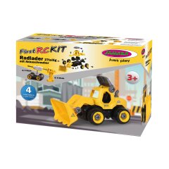 Wheel loader First RC Kit 27-part with cordless screwdriver