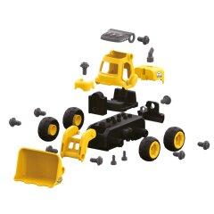 Wheel loader First RC Kit 27-part with cordless screwdriver