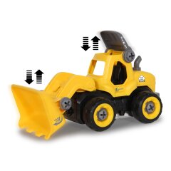 Wheel loader First RC Kit 27-part with cordless screwdriver