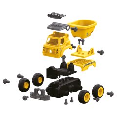 Camion &agrave; benne First RC Kit 27 pi&egrave;ces avec visseuse