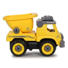 Dump Truck First RC Kit 27-part with cordless screwdriver