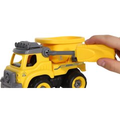 Dump Truck First RC Kit 27-part with cordless screwdriver