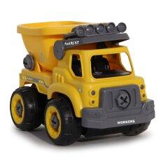 Dump Truck First RC Kit 27-part with cordless screwdriver