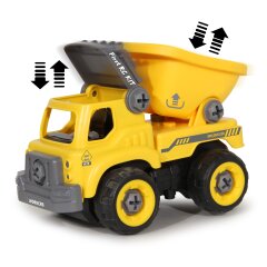 Dump Truck First RC Kit 27-part with cordless screwdriver