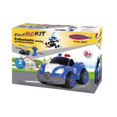 Auto di polizia First RC Kit 22 pz. con avvitatore a batteria