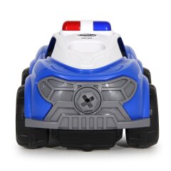 Coche de polic&iacute;a First RC Kit 22 pz. con destornillador inal&aacute;mbrico