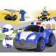 Auto di polizia First RC Kit 22 pz. con avvitatore a batteria