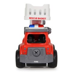 Cami&oacute;n de bomberos First RC Kit 33 pz. destornillador inal&aacute;mbrico