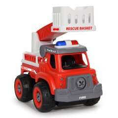 Cami&oacute;n de bomberos First RC Kit 33 pz. destornillador inal&aacute;mbrico