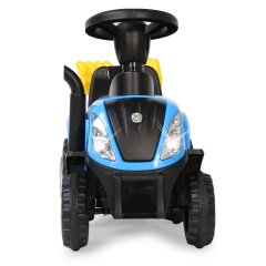 Correpasillo New Holland T7 Tractor con remolque azul 2en1