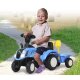 Correpasillo New Holland T7 Tractor con remolque azul 2en1