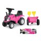 Push-Car New Holland T7 Trattore con rimorchio fucsia 2in1
