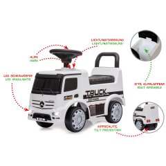 Correpasillo Mercedes-Benz Antos blanco 2en1