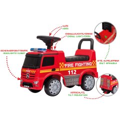Cavalcabile Mercedes-Benz Antos Camion die pompieri 2in1