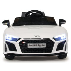 Ride-on Audi R8 Spyder V10 performance quattro bianco