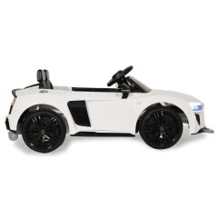 Ride-on Audi R8 Spyder V10 performance quattro bianco