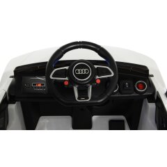 Ride-on Audi R8 Spyder V10 performance quattro bianco