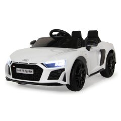 Ride-on Audi R8 Spyder V10 performance quattro bianco