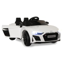 Ride-on Audi R8 Spyder V10 performance quattro bianco