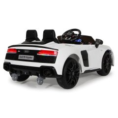 Ride-on Audi R8 Spyder V10 performance quattro bianco