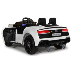 Ride-on Audi R8 Spyder V10 performance quattro bianco