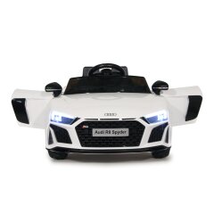 Ride-on Audi R8 Spyder V10 performance quattro blanco