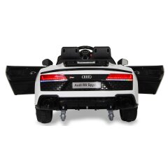 Ride-on Audi R8 Spyder V10 performance quattro blanc