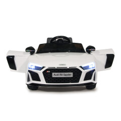 Ride-on Audi R8 Spyder V10 performance quattro blanc