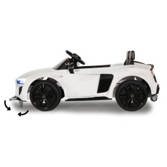 Ride-on Audi R8 Spyder V10 performance quattro weiß 2,4GHz 12V