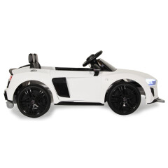 Ride-on Audi R8 Spyder V10 performance quattro white