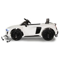 Ride-on Audi R8 Spyder V10 performance quattro white